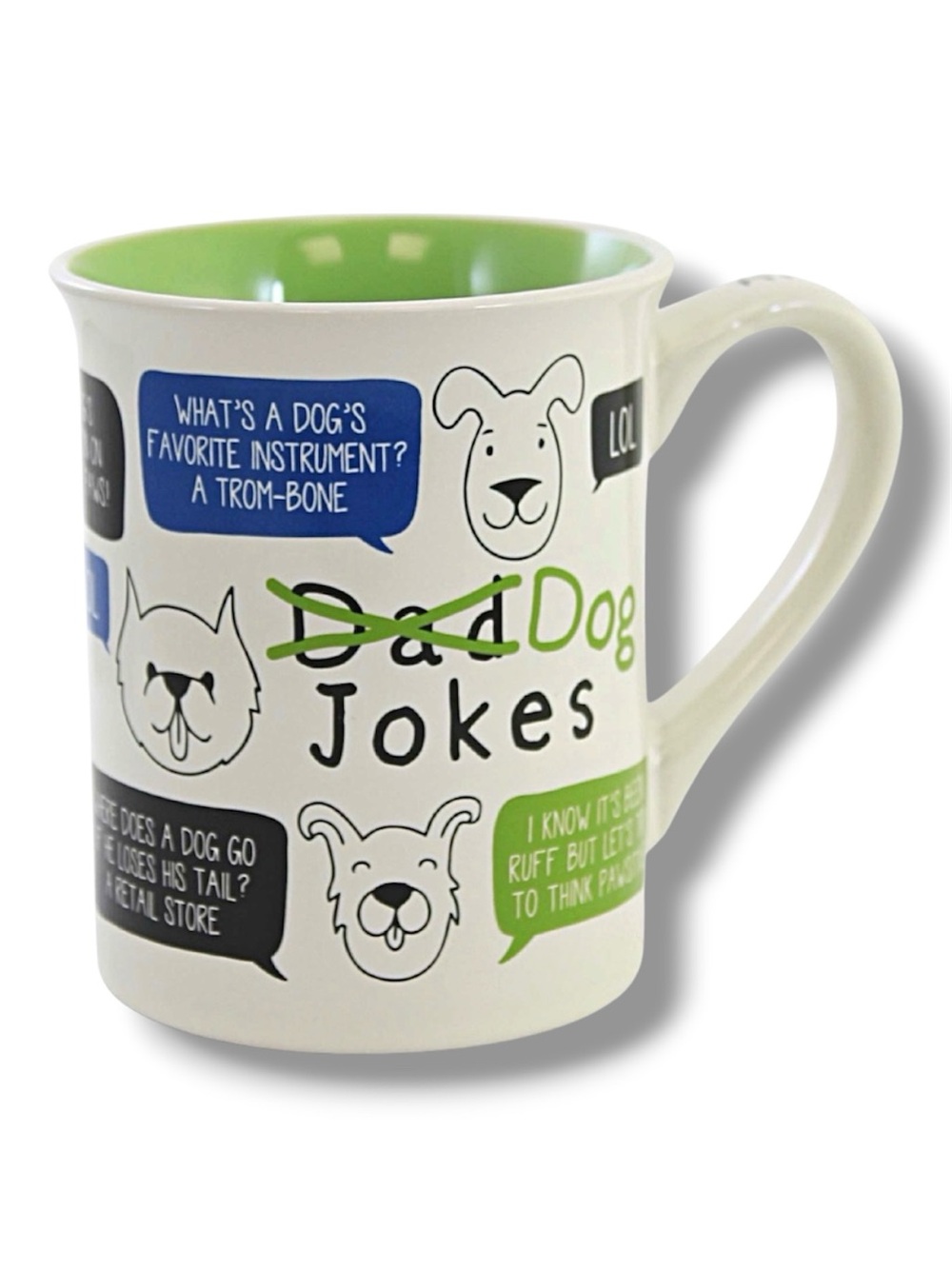 Dog Dad Jokes Stoneware Mug - NWT